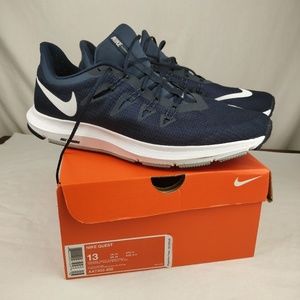 nike men blue quest running shoes